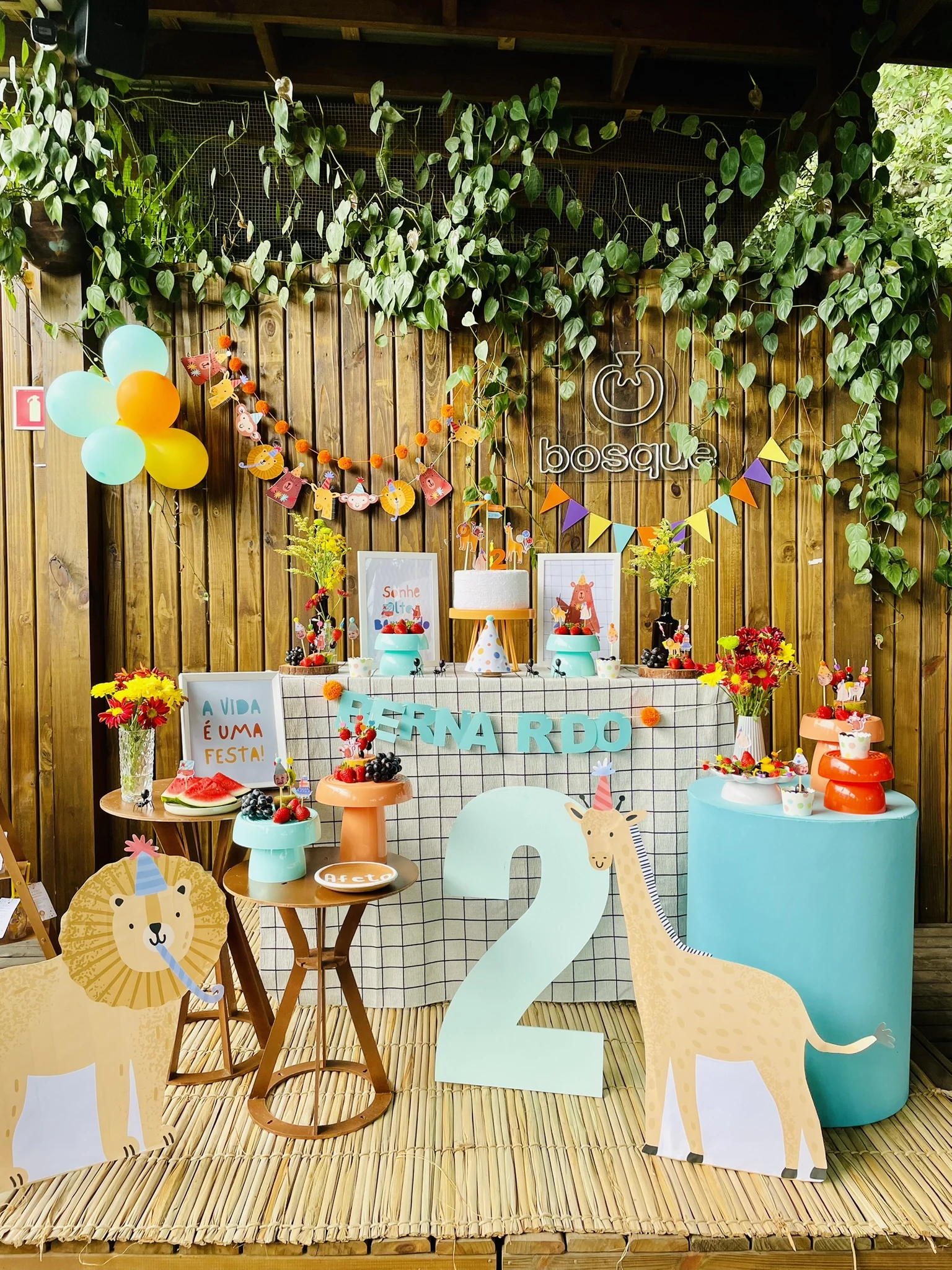 Decoração de festa Animais — Festaria