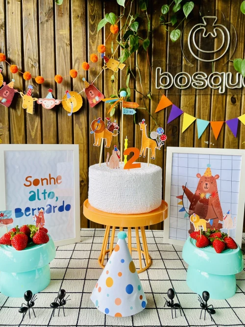 Decoração de festa Animais — Festaria