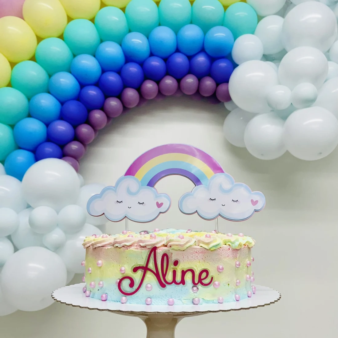 Decoração de festa Arco íris — Festaria