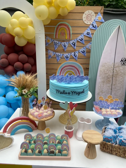 Decoração de festa Arco íris — Festaria