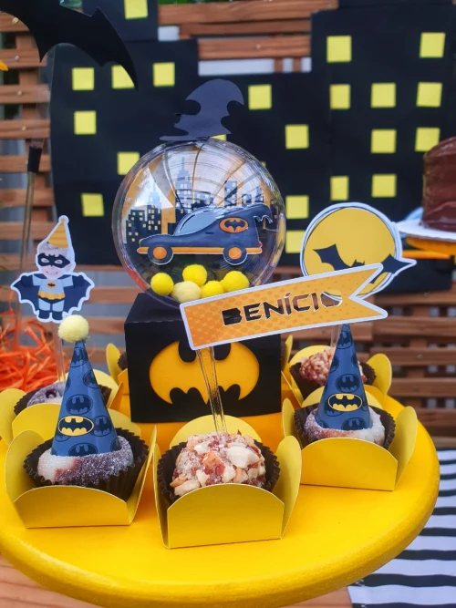 Decoração de festa Batman — Festaria