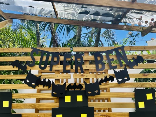 Decoração de festa Batman — Festaria