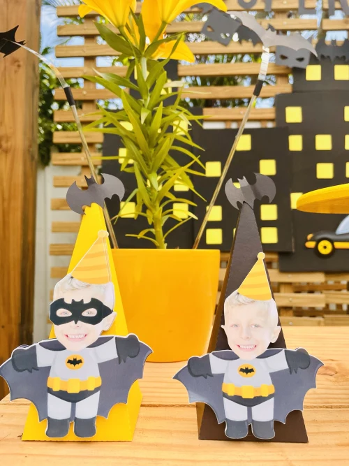 Decoração de festa Batman — Festaria