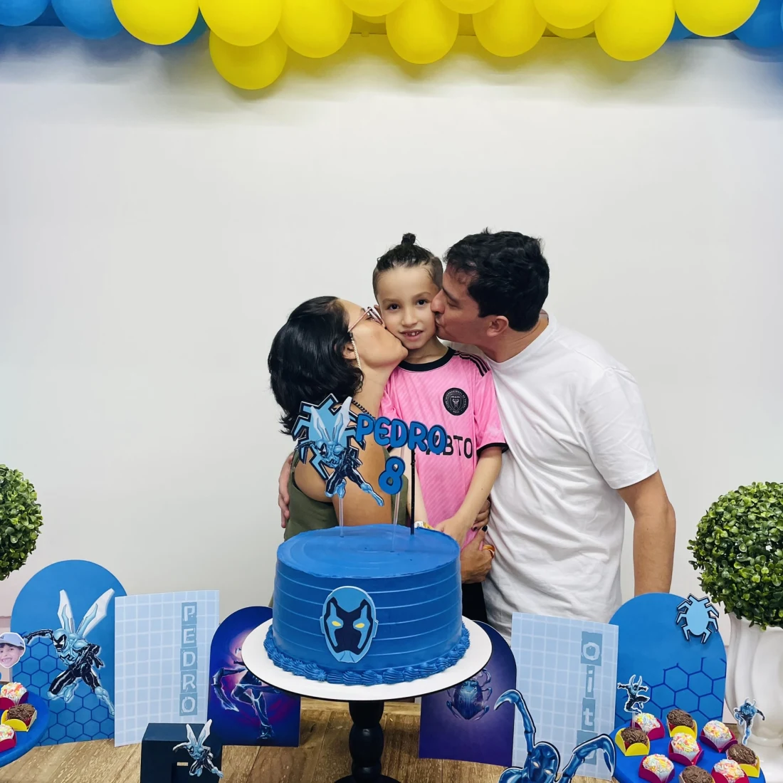 Decoração de festa Besouro Azul — Festaria
