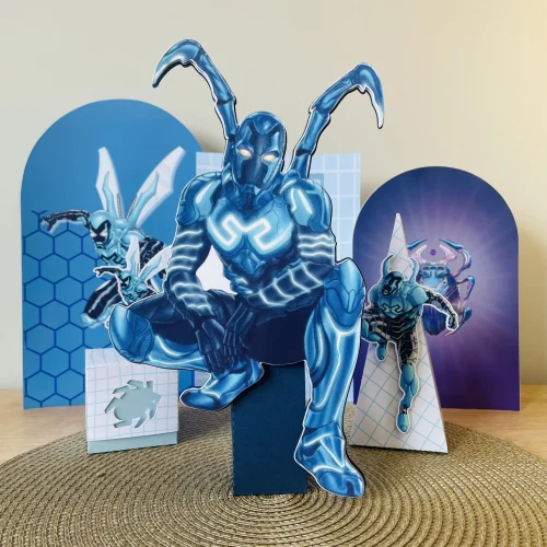 Decoração de festa Besouro Azul — Festaria