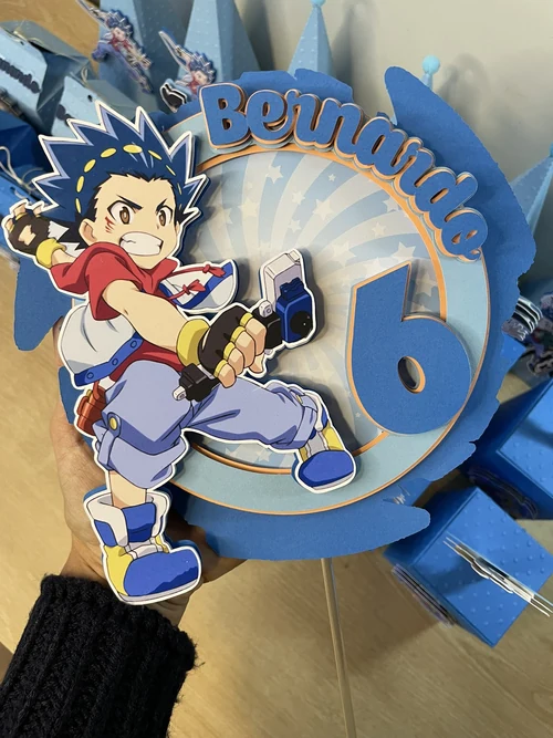 Decoração de festa Beyblade — Festaria