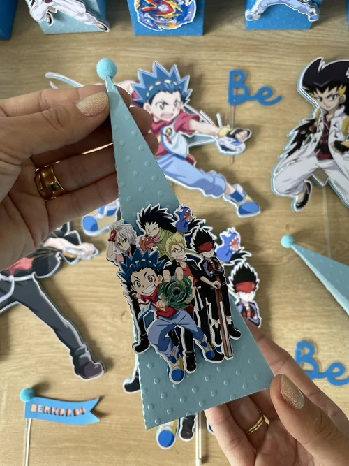 Decoração de festa Beyblade — Festaria