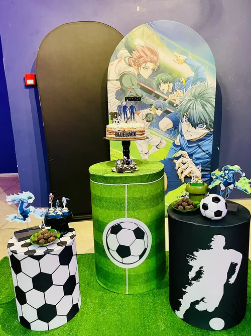 Decoração de festa Blue Rock — Festaria