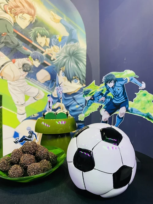 Decoração de festa Blue Rock — Festaria