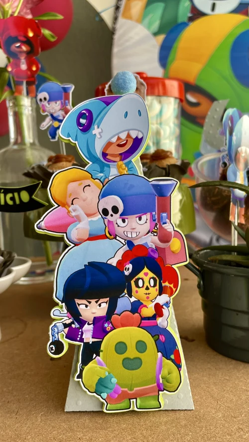 Decoração de festa Brawl Stars — Festaria