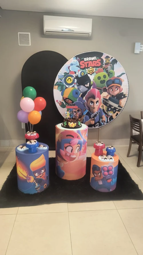 Decoração de festa Brawl Stars — Festaria