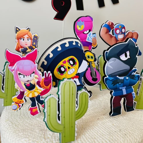Decoração de festa Brawl Stars — Festaria