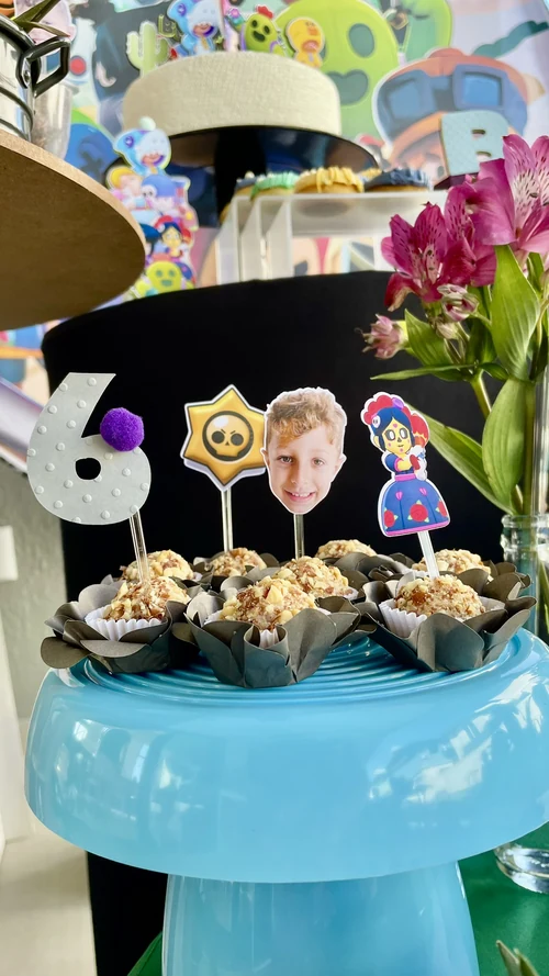 Decoração de festa Brawl Stars — Festaria