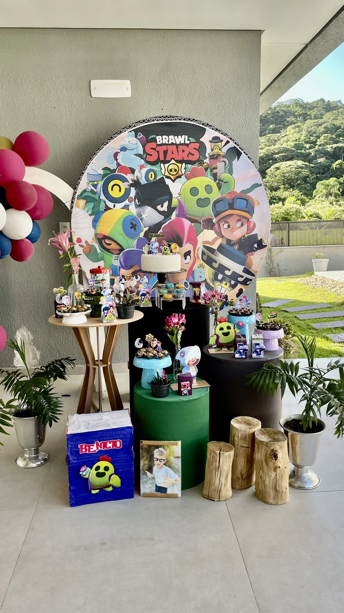 Decoração de festa Brawl Stars — Festaria