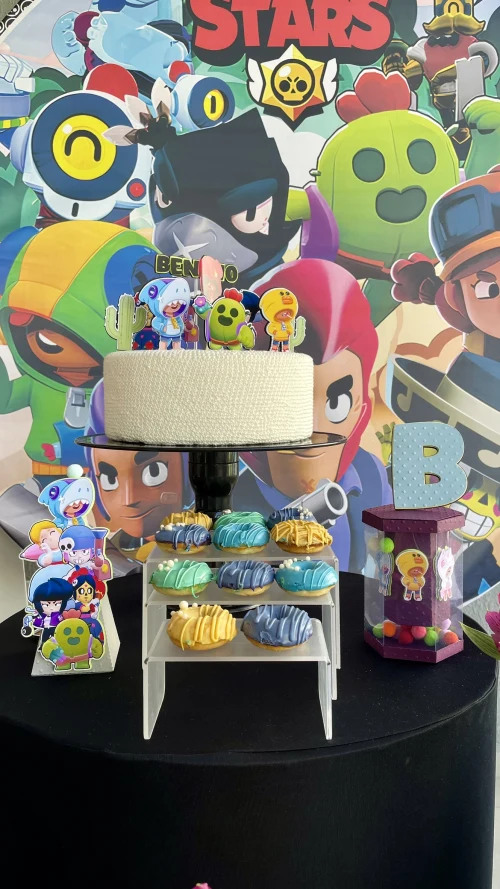 Decoração de festa Brawl Stars — Festaria