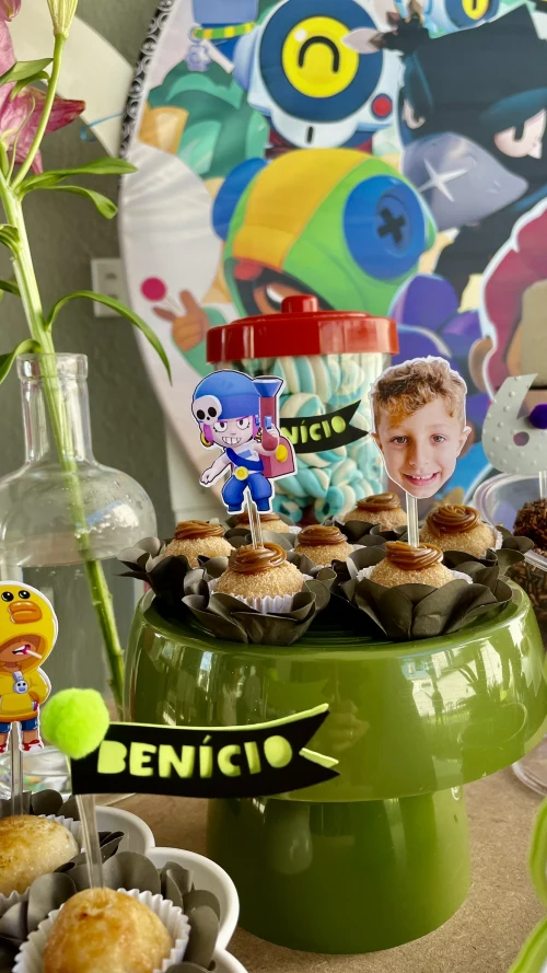 Decoração de festa Brawl Stars — Festaria