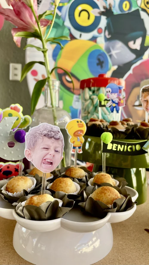 Decoração de festa Brawl Stars — Festaria