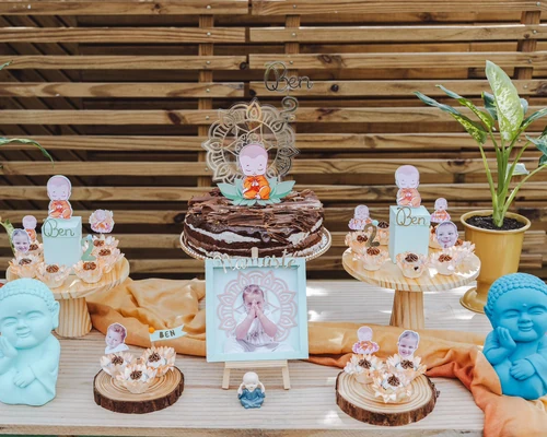 Decoração de festa Buda baby — Festaria