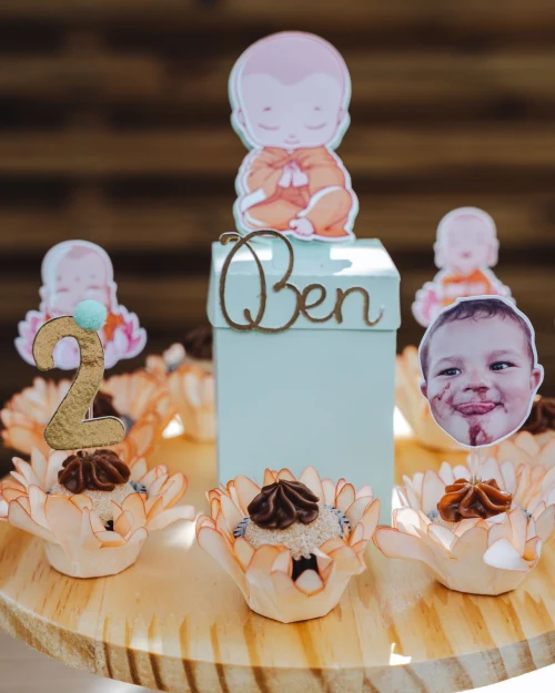 Decoração de festa Buda baby — Festaria