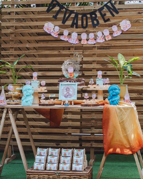 Decoração de festa Buda baby — Festaria