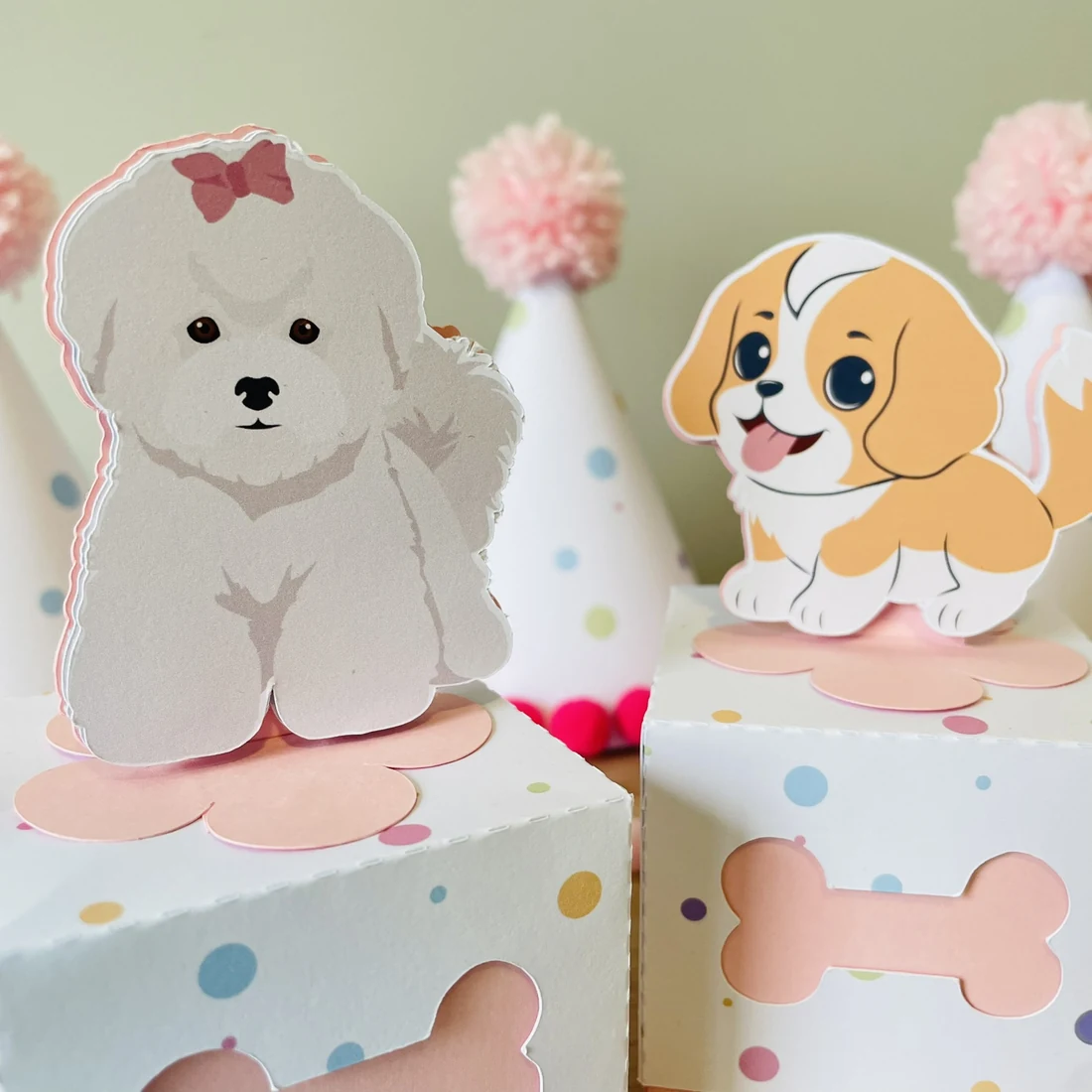 Decoração de festa Cachorrinhos — Festaria