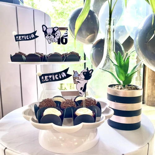 Decoração de festa Cachorrinhos — Festaria