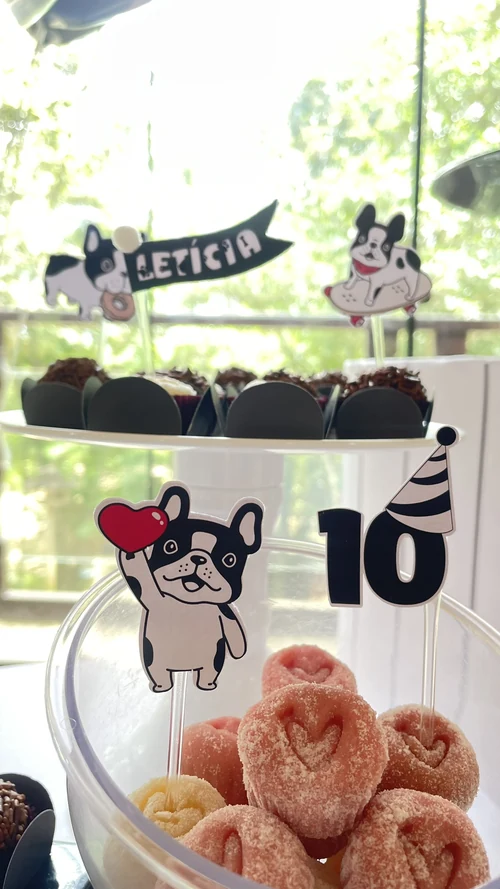 Decoração de festa Cachorrinhos — Festaria