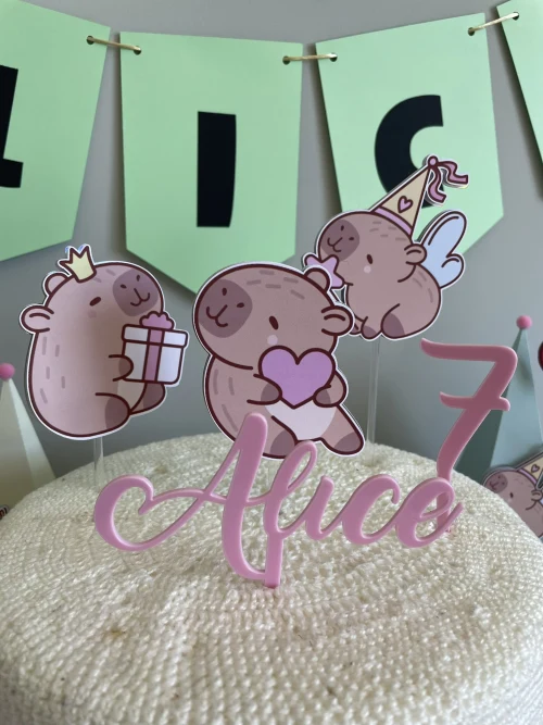 Decoração de festa Capivara — Festaria