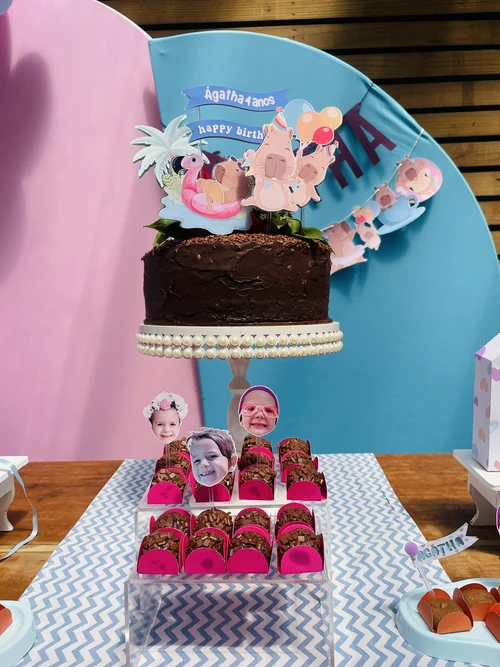 Decoração de festa Capivara — Festaria