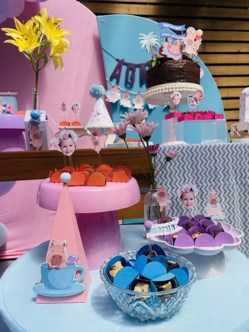 Decoração de festa Capivara — Festaria