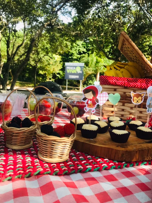 Decoração de festa Chapeuzinho Vermelho — Festaria