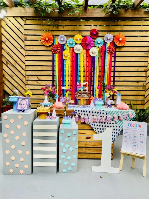 Decoração de festa Colorido — Festaria
