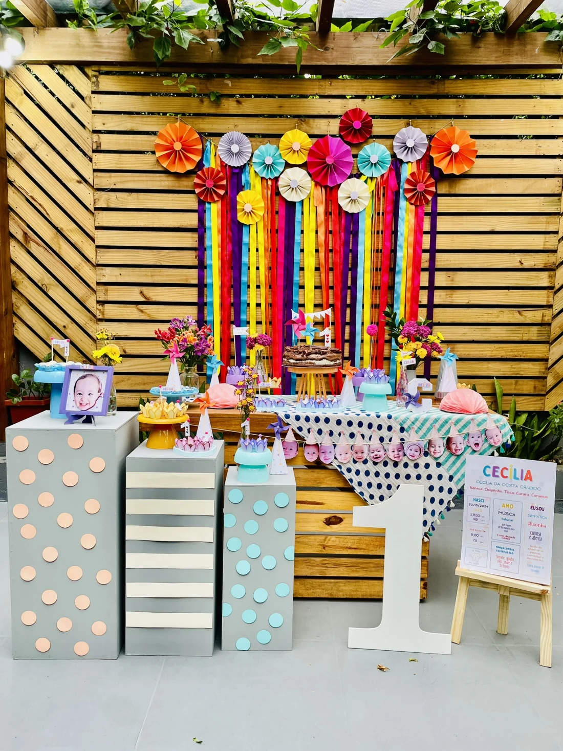 Decoração de festa Colorido — Festaria