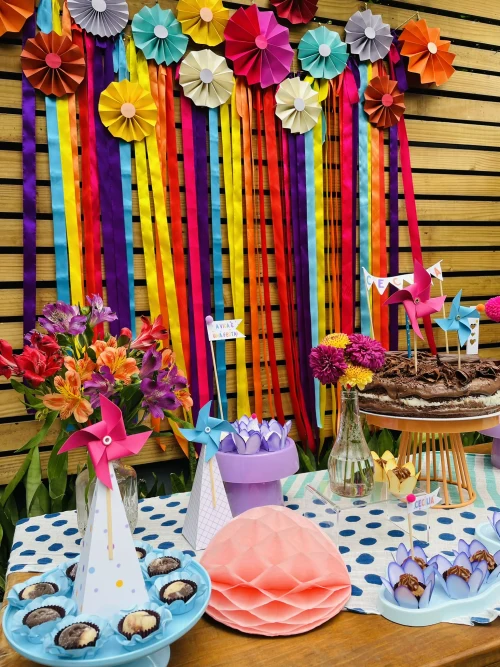 Decoração de festa Colorido — Festaria
