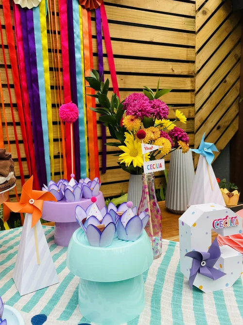 Decoração de festa Colorido — Festaria