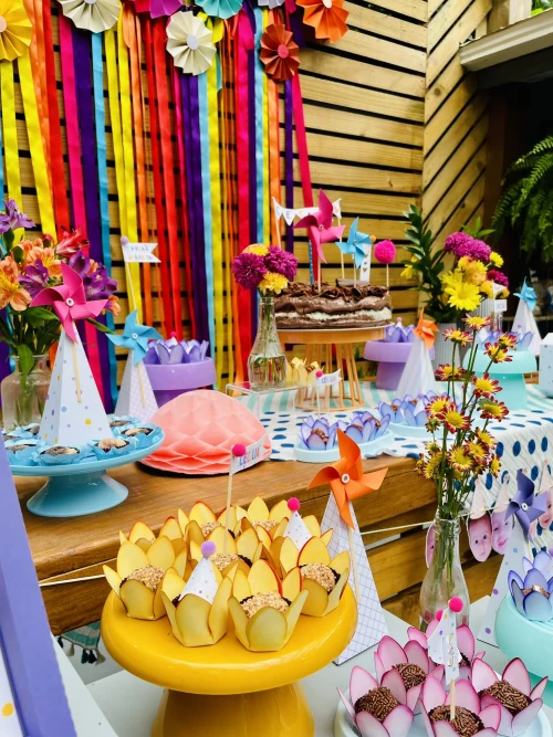 Decoração de festa Colorido — Festaria
