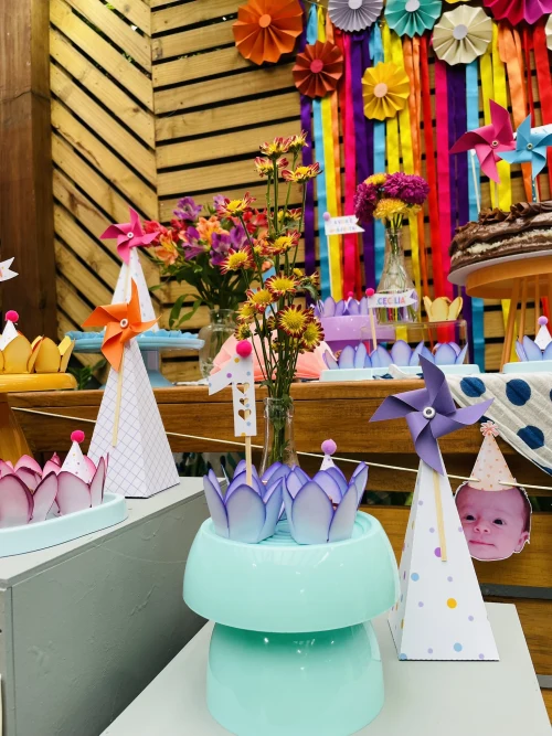 Decoração de festa Colorido — Festaria