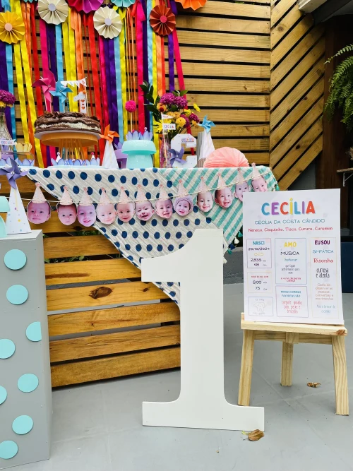 Decoração de festa Colorido — Festaria