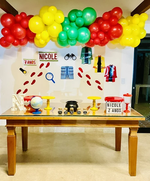 Decoração de festa Detetive do Prédio Azul DPA — Festaria