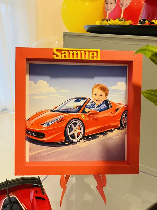 Decoração de festa Ferrari — Festaria