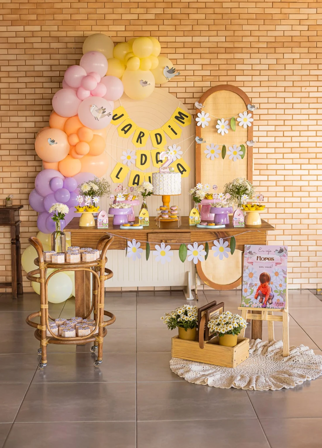 Decoração de festa Flores e Jardim — Festaria