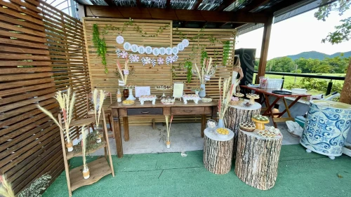 Decoração de festa Flores e Jardim — Festaria