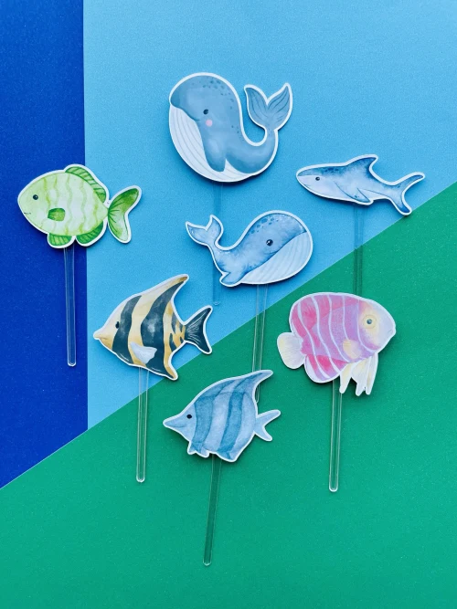 Decoração de festa Fundo do Mar — Festaria