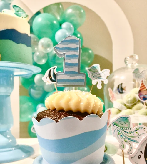 Decoração de festa Fundo do Mar — Festaria