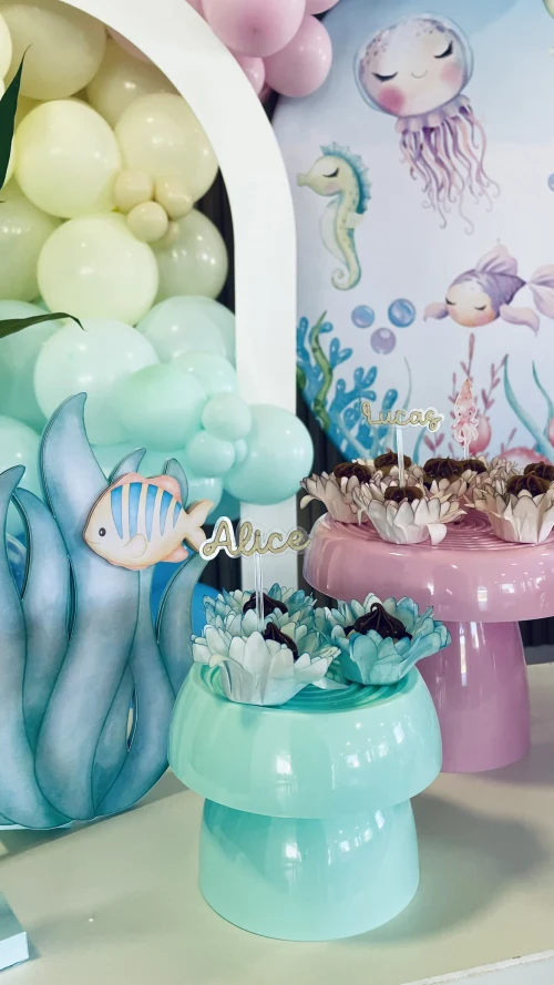 Decoração de festa Fundo do Mar — Festaria