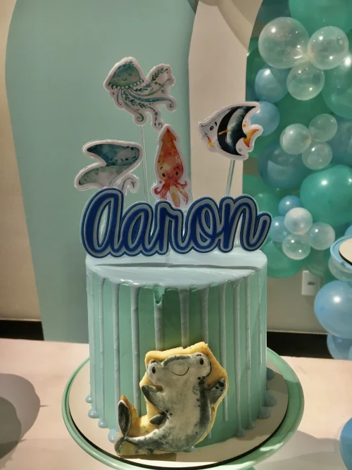 Decoração de festa Fundo do Mar — Festaria