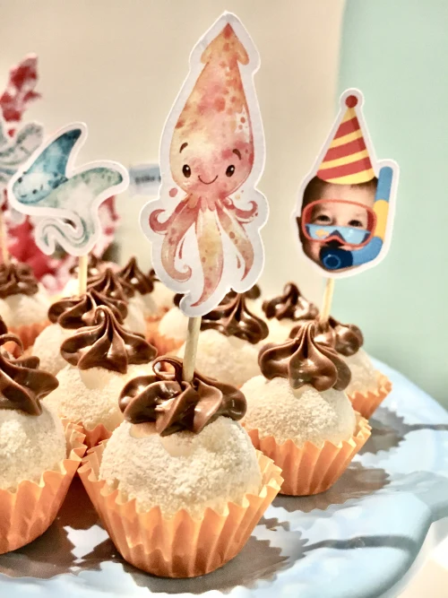 Decoração de festa Fundo do Mar — Festaria