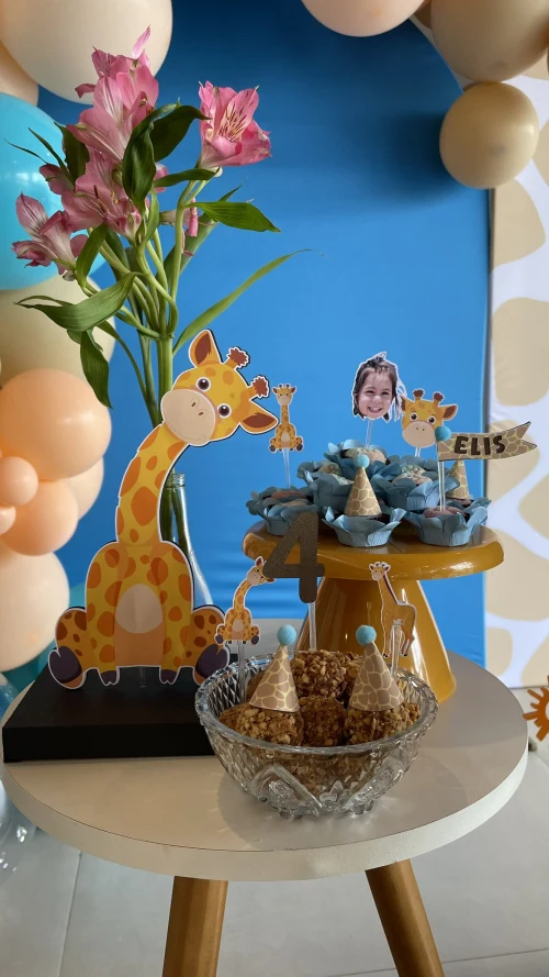 Decoração de festa Girafa — Festaria