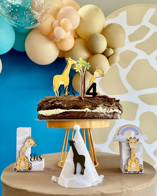 Decoração de festa Girafa — Festaria