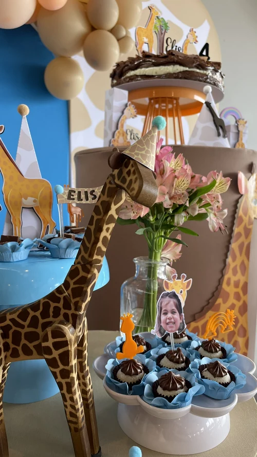 Decoração de festa Girafa — Festaria